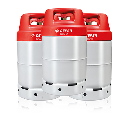 Packaged butane and propane gas